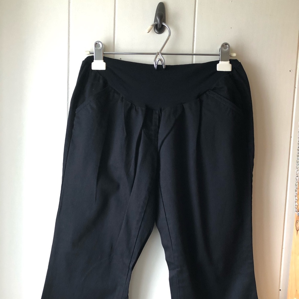 *Motherhood Black Belly Extender Women’s size Small Maternity Trousers